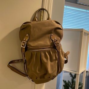 MZ Wallace Gold/Beige Backpack